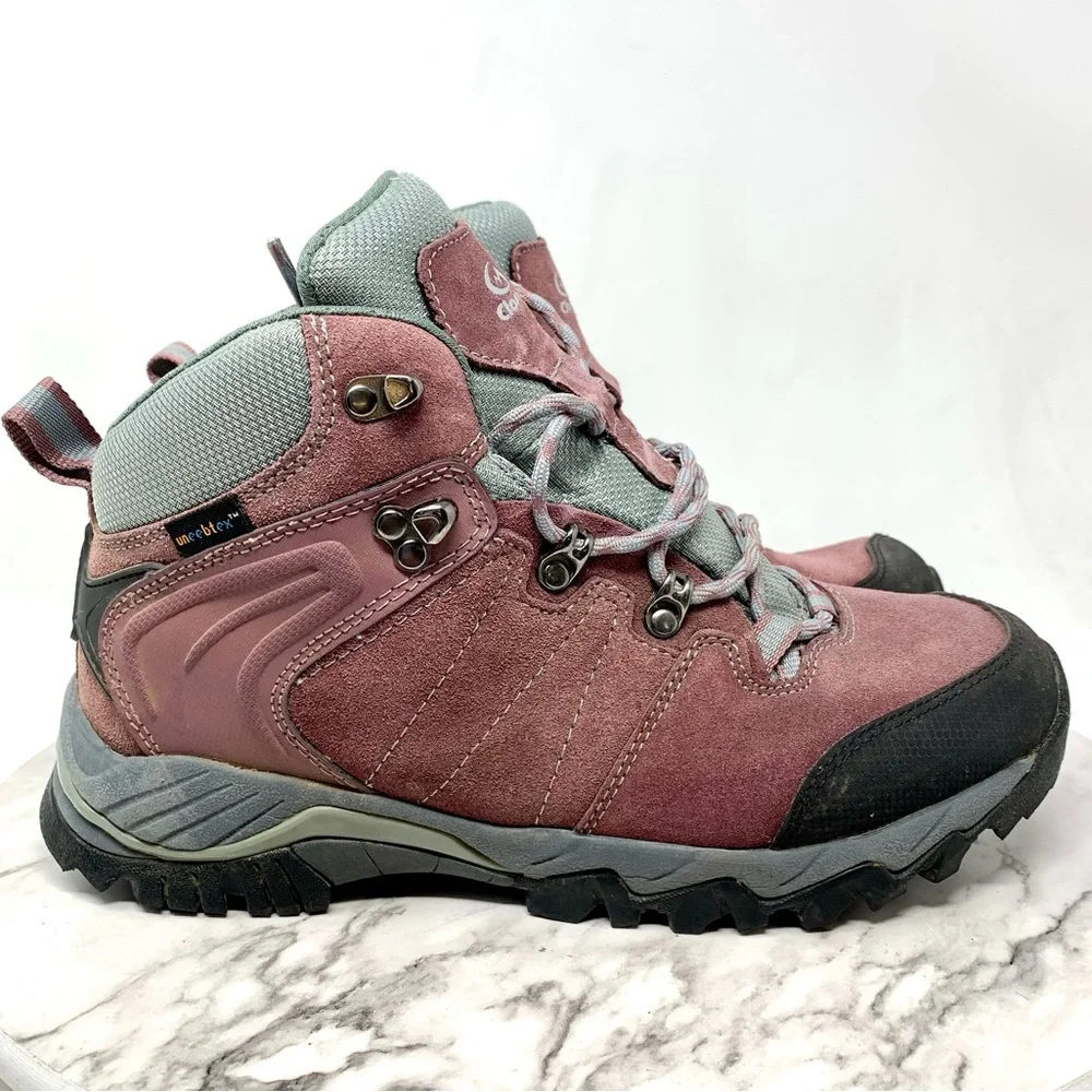 Clorts HKM-822E Suede Trail Hiking Boots 9.5/41 Waterproof Membrane Activewear - Picture 2 of 16